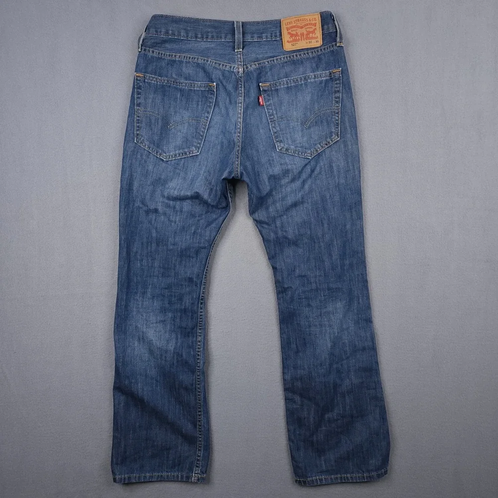 Levi's 527 Slim Bootcut Jeans Mens 30x30 Blue Denim Medium Wash